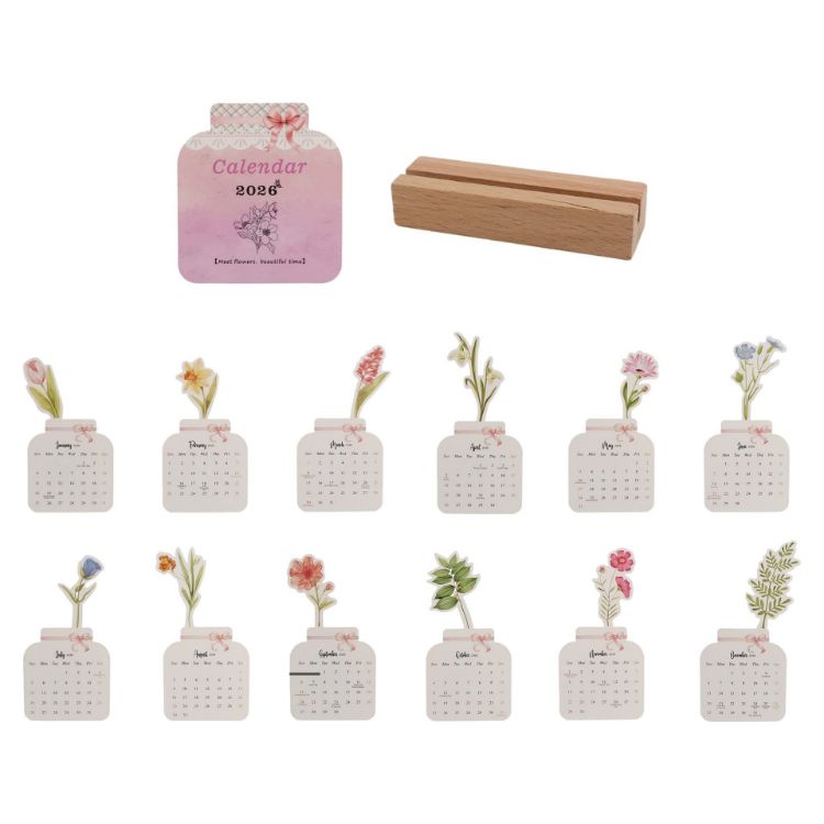 Picture of Flowers Desk Calendar