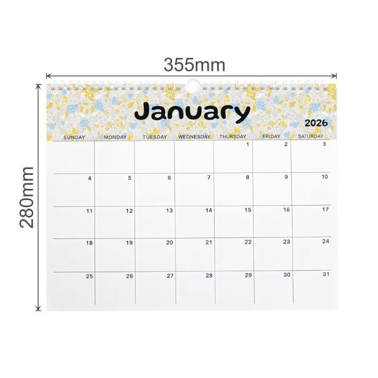 Picture of Horizontal Wall Calendar