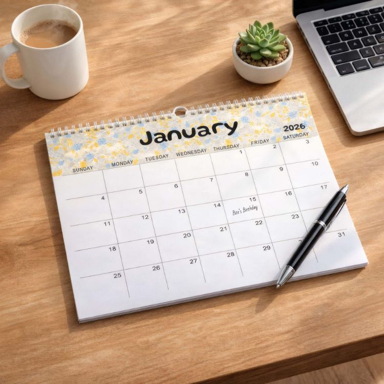 Picture of Horizontal Wall Calendar
