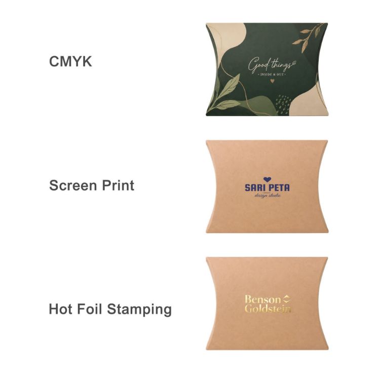 Picture of Large Brown Kraft Pillow Box(170 x 140 x 37mm)