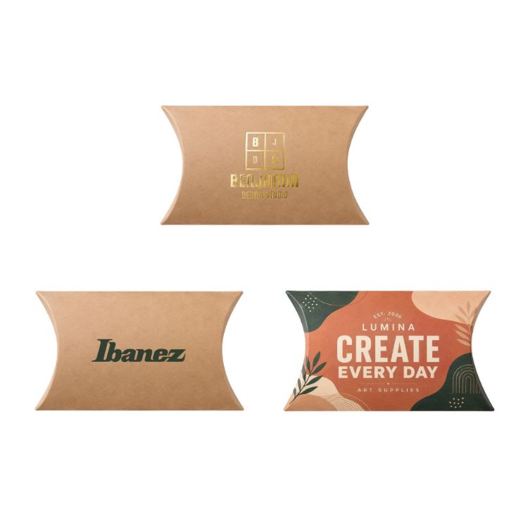 Picture of Small Brown Kraft Pillow Box(125 x 75 x 30mm)
