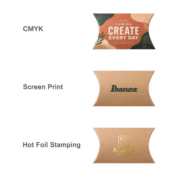 Picture of Small Brown Kraft Pillow Box(125 x 75 x 30mm)