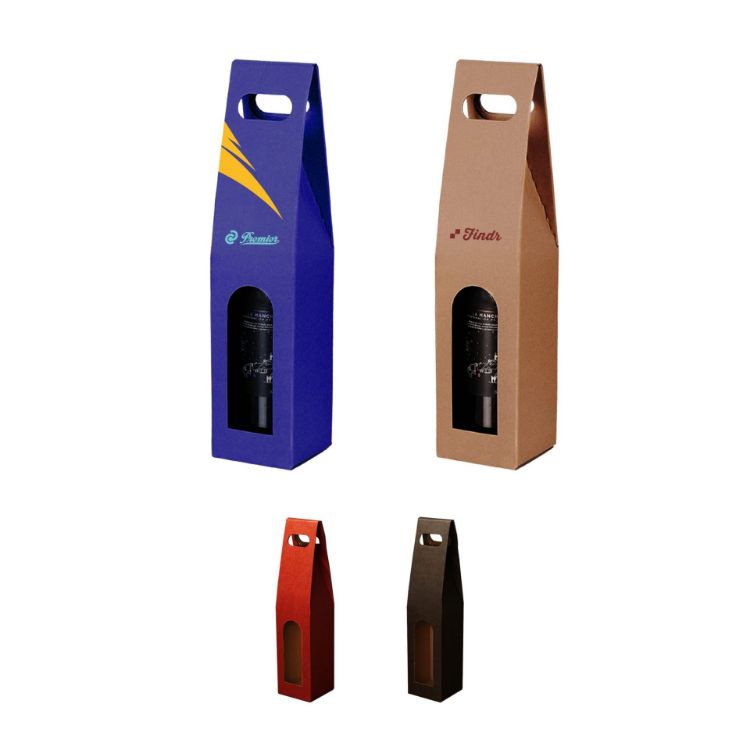 Picture of Single Bottle Portable Wine Box