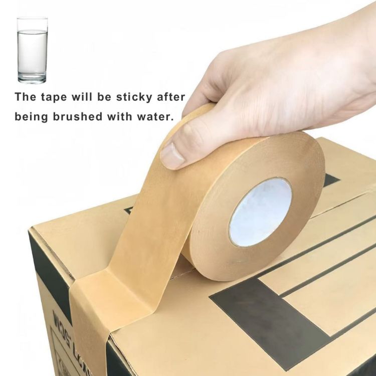 Picture of Water Activated Gummed Kraft Paper Tape
