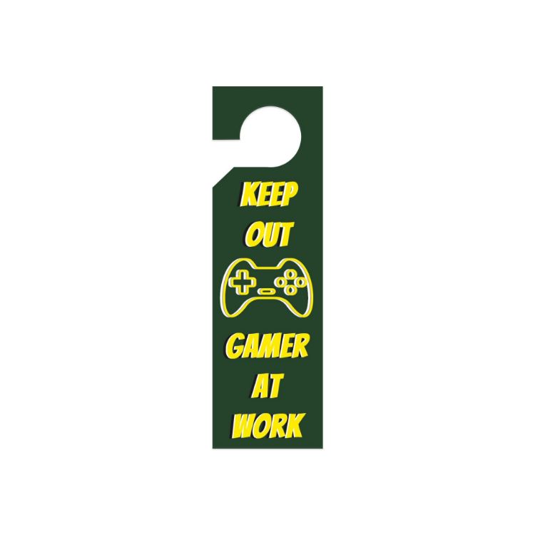 Picture of Custom Shape PVC Door Hanger