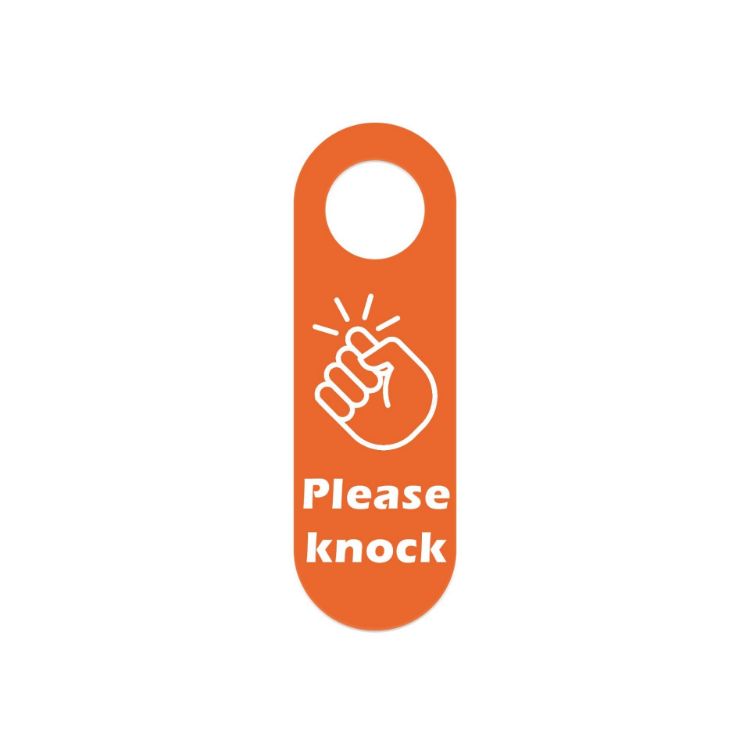 Picture of Custom Shape PVC Door Hanger