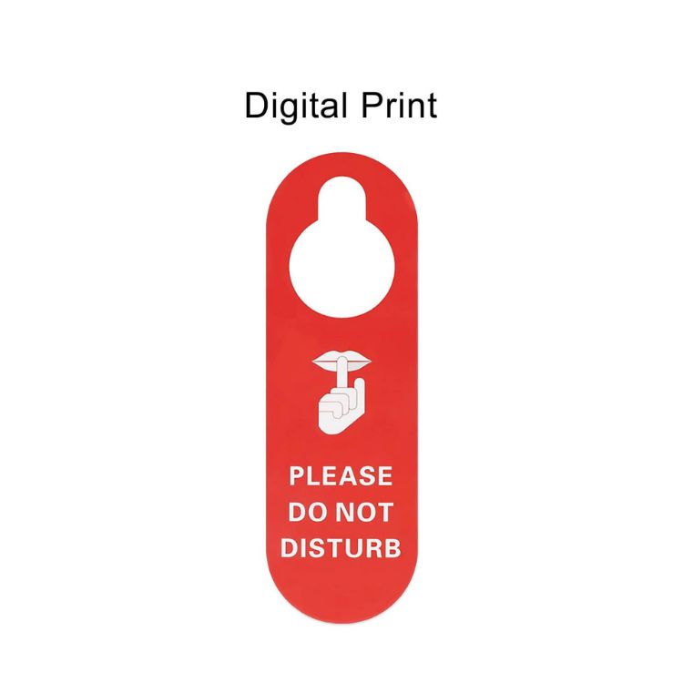 Picture of Custom Shape PVC Door Hanger
