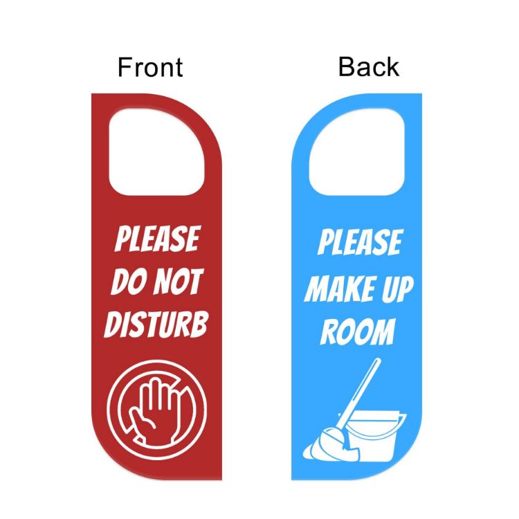 Picture of Custom Shape PVC Door Hanger
