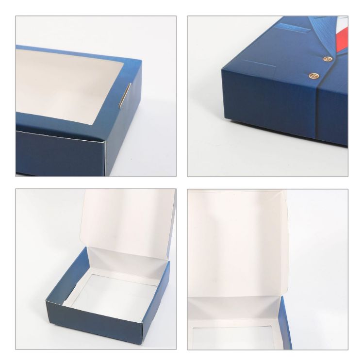 Picture of Custom Flip-Top Gift Box with Square Window
