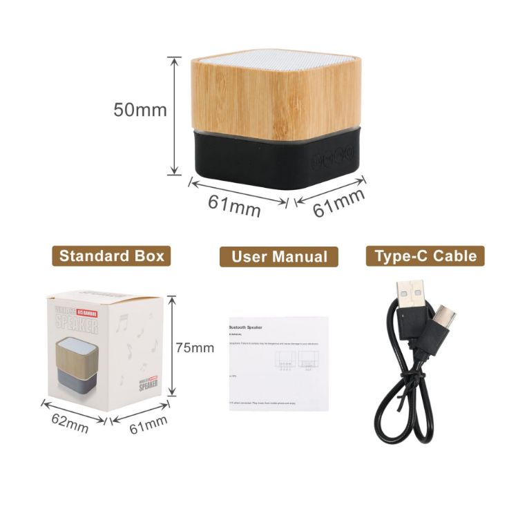 Picture of Bamboo Bluetooth Wireless Speaker