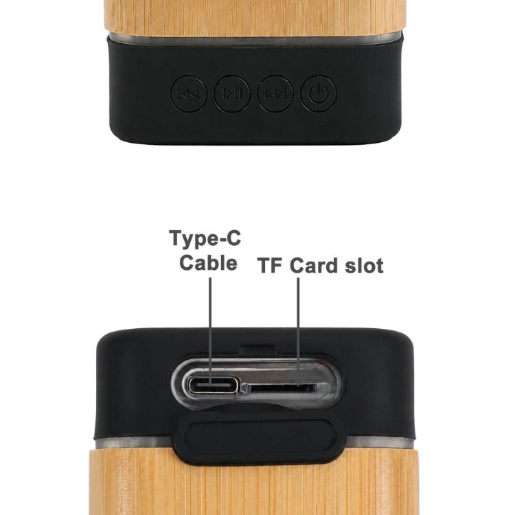 Picture of Bamboo Bluetooth Wireless Speaker