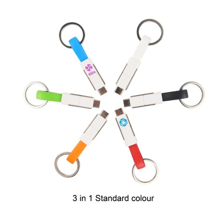 Picture of Magnetic Charging Cable with Keyring
