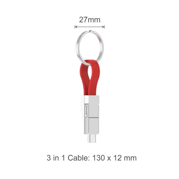 Picture of Magnetic Charging Cable with Keyring