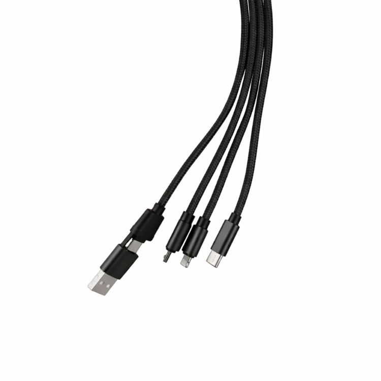 Picture of Custom Shape Light Up Charging Cable with Keyring