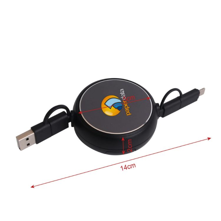 Picture of Retractable Portable Charging Cable