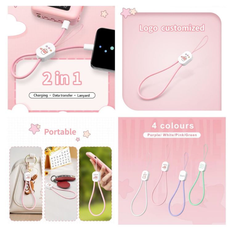 Picture of 60W Macarons Charging Phone Strap