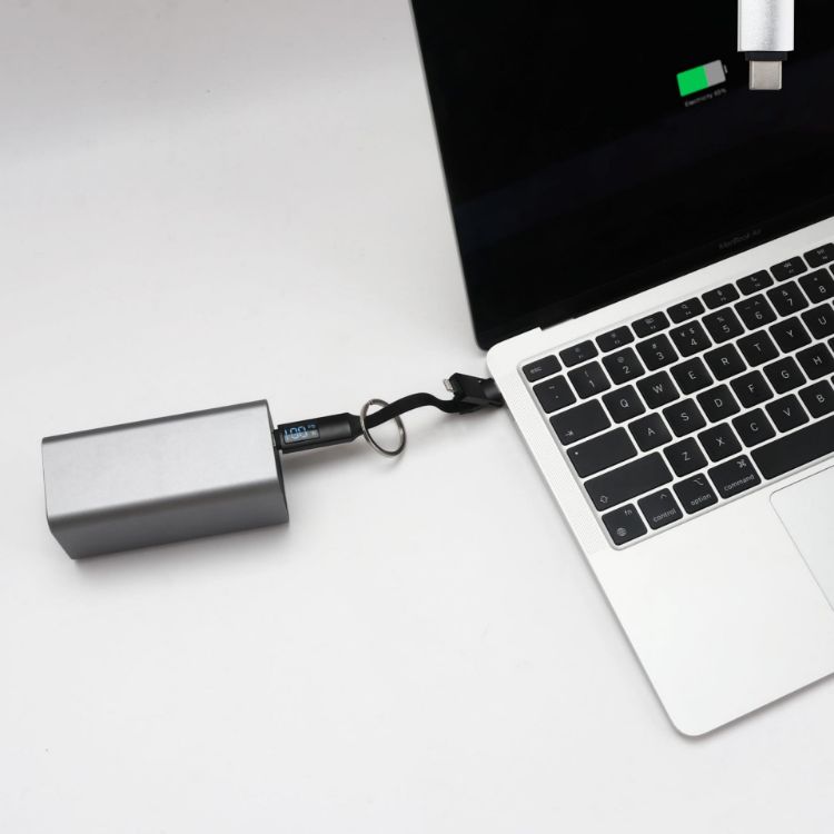 Picture of 100W 3-In-1 Aluminium Charging Cable with Digital Display