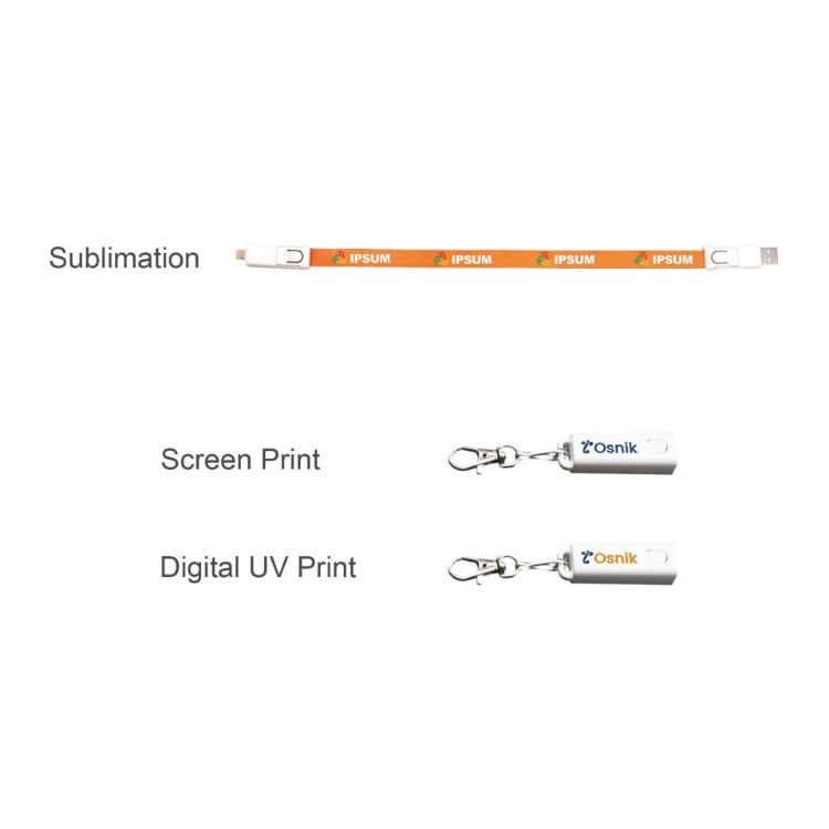 Picture of 60W 6-in-1 Charging Cable Strap