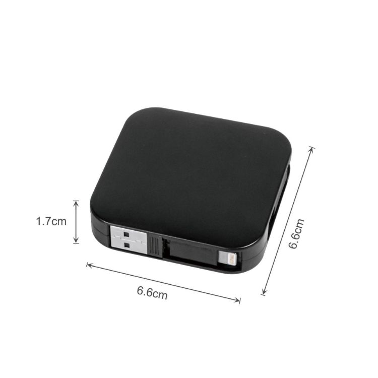 Picture of 60W 4-in-1 Retractable Charging Cable with Phone Stand