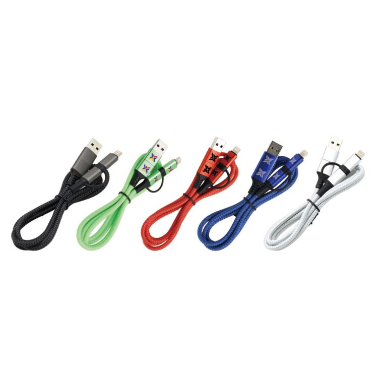 Picture of 60W Long 4-in-1 Braided Charging Cable