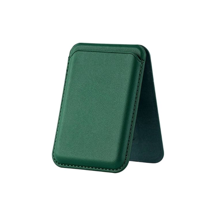 Picture of PU Foldable Magnetic Card Holder with Phone Stand