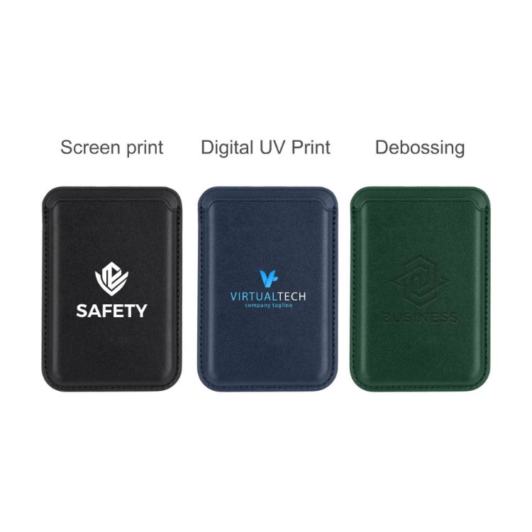 Picture of PU Magnetic Phone Card Holder