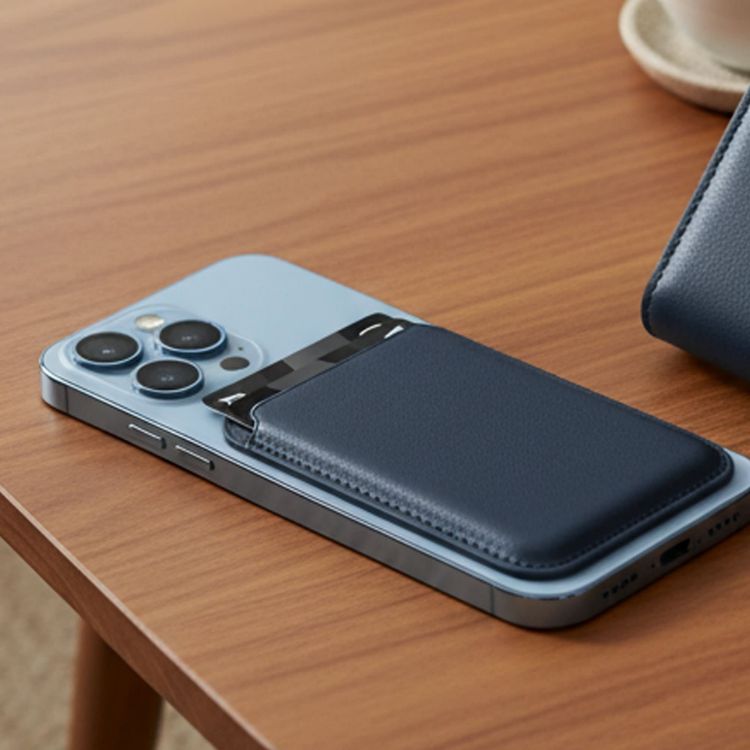 Picture of PU Magnetic Phone Card Holder