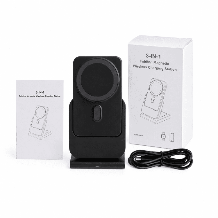 Picture of 3-In-1 5000mAh Power Bank Charging Station