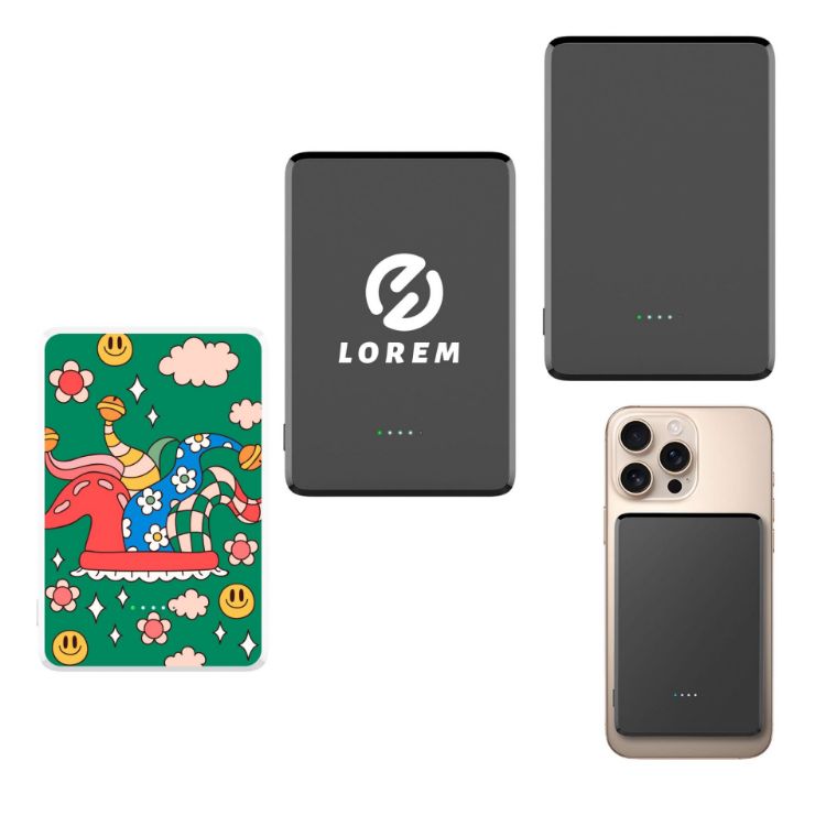 Picture of 5000mAh Magnetic Wireless  Power Bank
