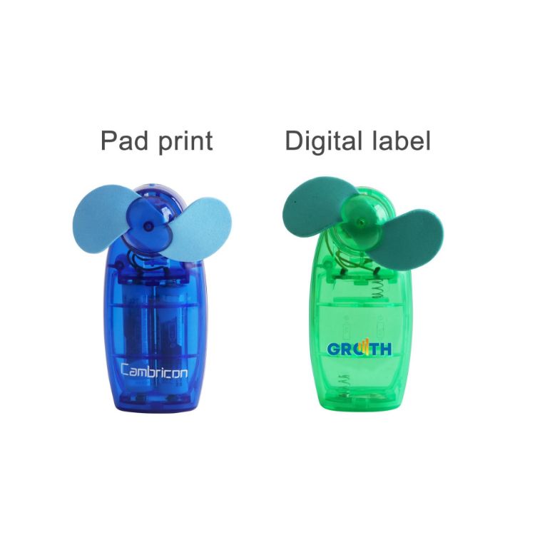 Picture of Transparent Colourful Handy Fan