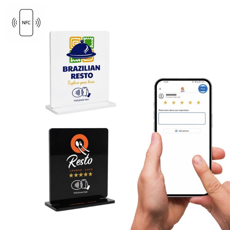Picture of NFC Acrylic Menu Stand