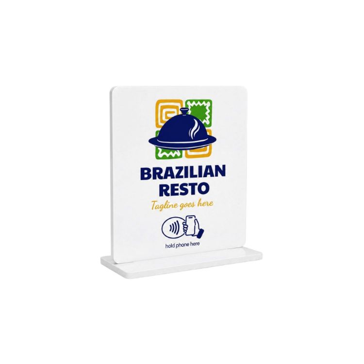 Picture of NFC Acrylic Menu Stand