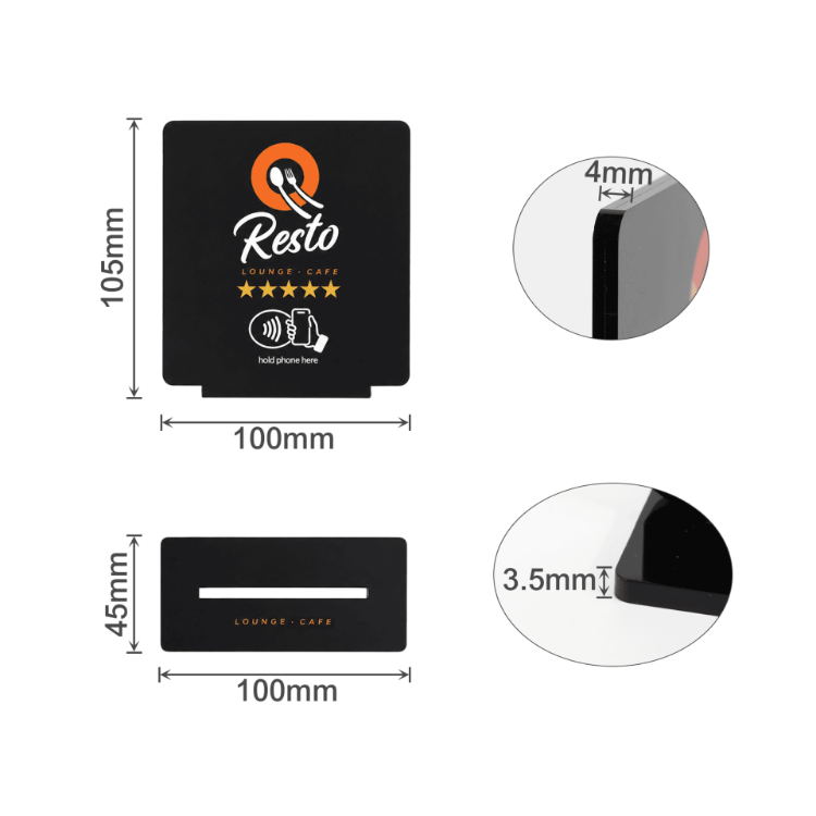 Picture of NFC Acrylic Menu Stand