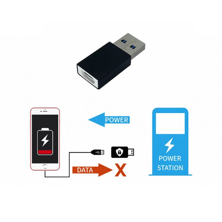 Picture of A to C USB Data Blocker (Std Charge)