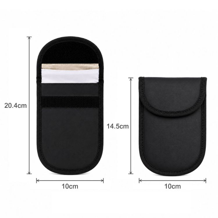 Picture of PU Faraday Signal Blocking Pouch
