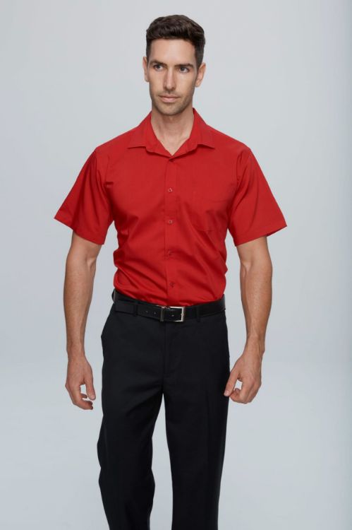 Picture of MOSMAN MENS SHIRT SHORT SLEEVE RUNOUT