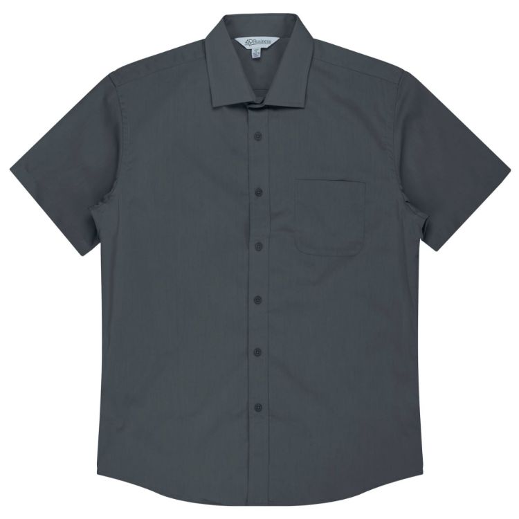 Picture of MOSMAN MENS SHIRT SHORT SLEEVE RUNOUT