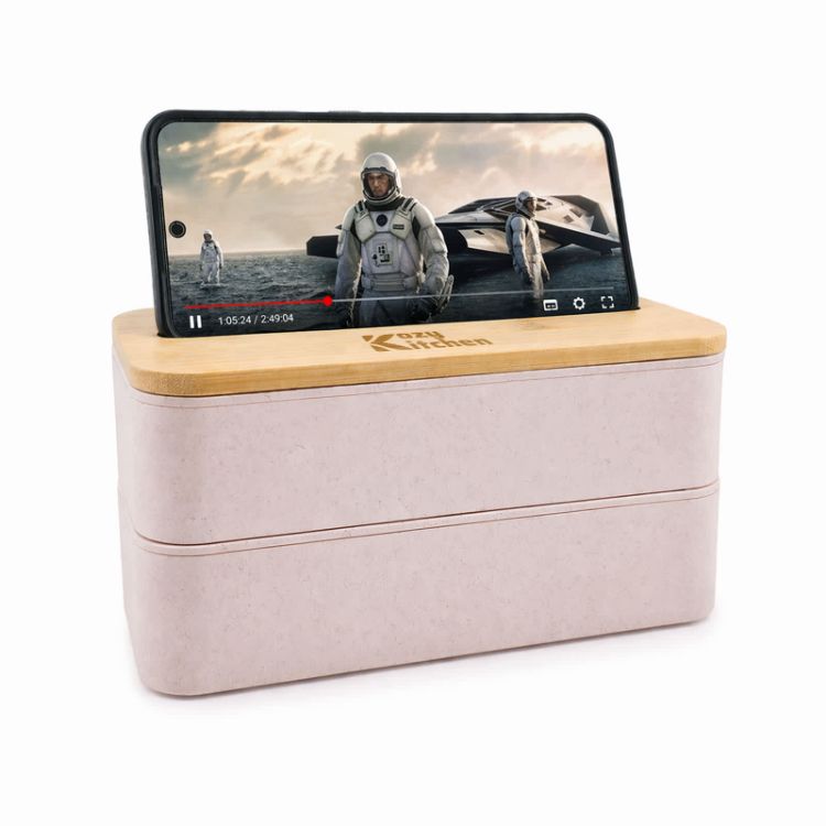 Picture of Stax Eco Lunch Box with Phone Holder Lid