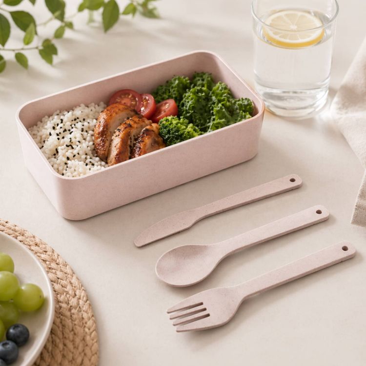 Picture of Stax Eco Lunch Box with Phone Holder Lid
