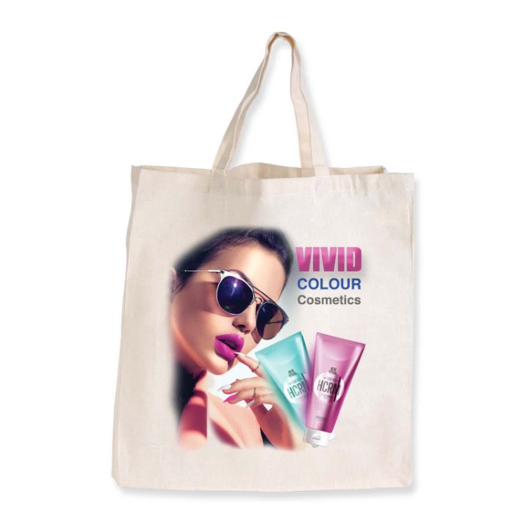 Picture of Supa Shopper Short Handle Calico Bag