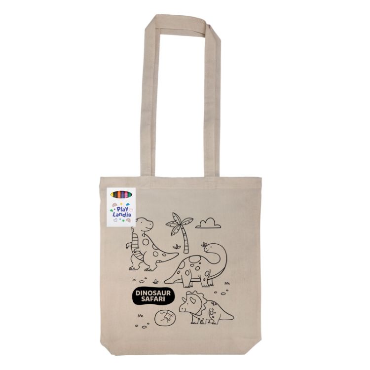 Picture of Get Crafty Folding Calico Bag and Crayons