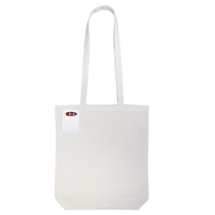Picture of Colouring Long Handle Cotton Bag & Crayons