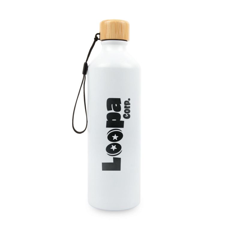 Picture of Gelato Aluminium Bottle with Bamboo Lid