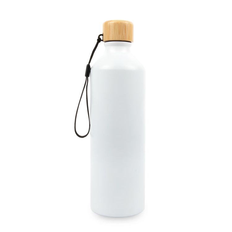 Picture of Gelato Aluminium Bottle with Bamboo Lid