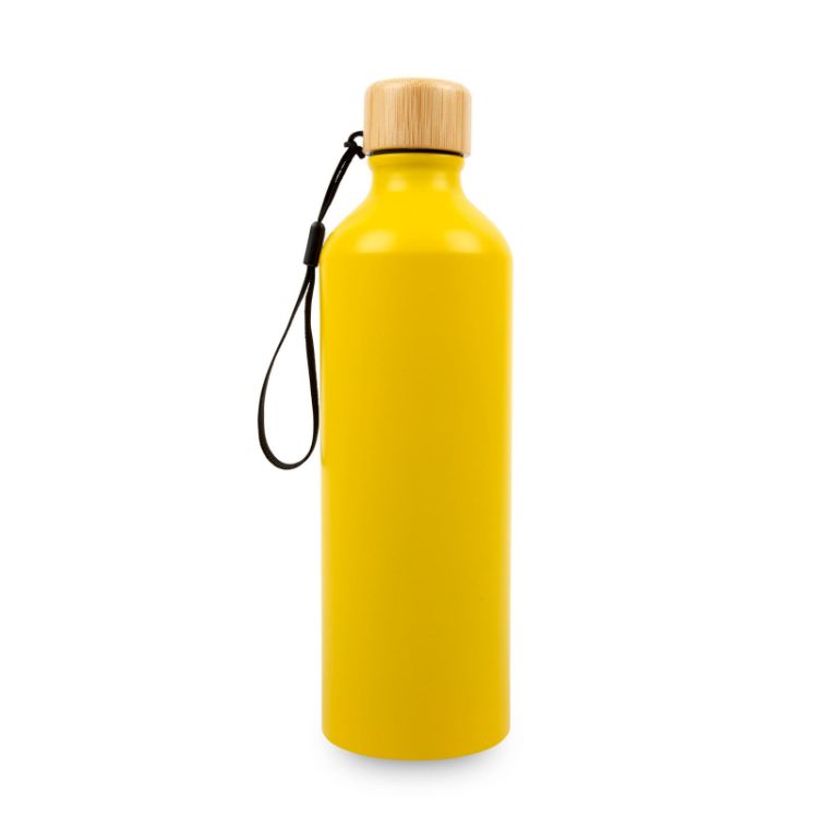 Picture of Gelato Aluminium Bottle with Bamboo Lid