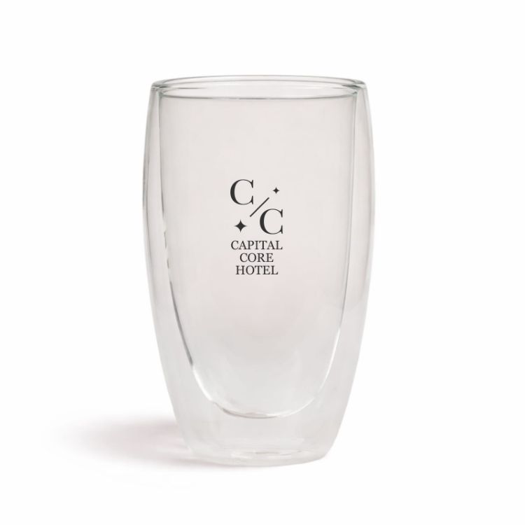 Picture of Sierra 450ml Double Wall Glass Cup