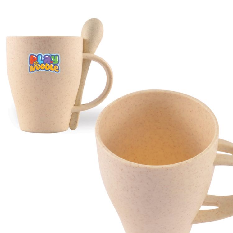 Picture of Avenue Wheat Fibre Cup and Spoon