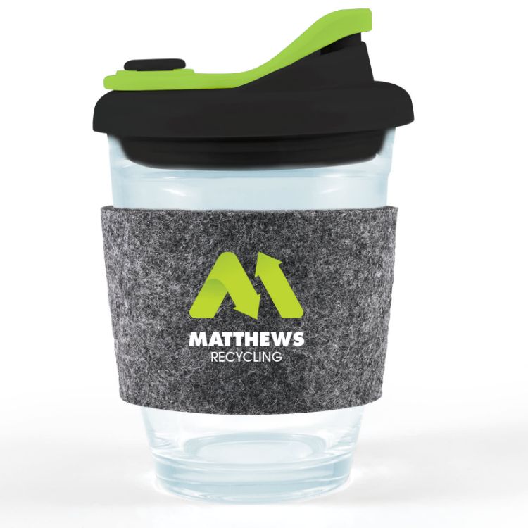 Picture of Vienna Coffee Cup / Snap Lid / RPET Band