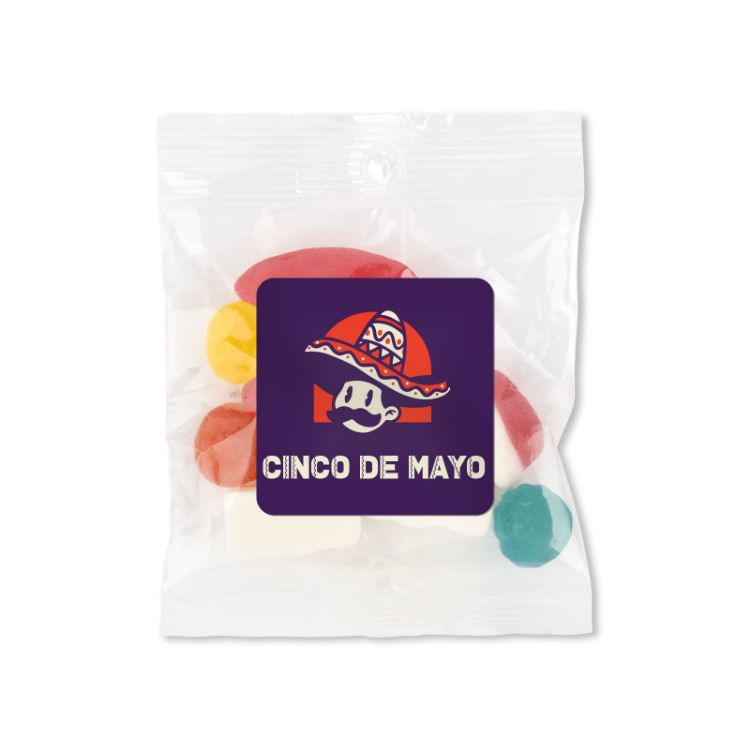 Picture of Assorted Jelly Party Mix in 50 Gram Cello Bag