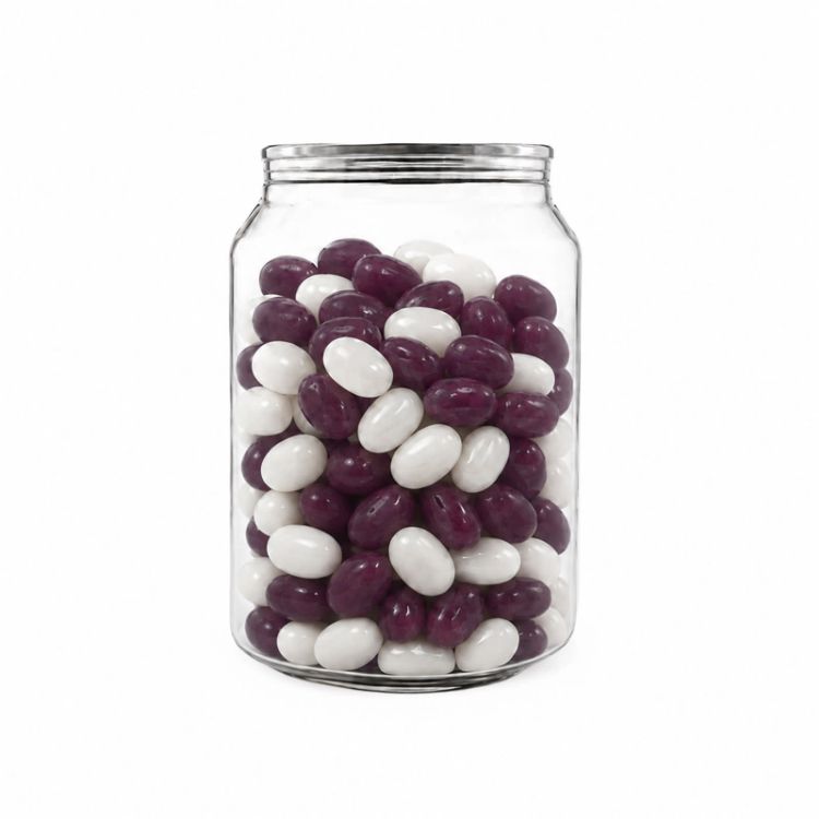 Picture of Corporate Colour Jelly Beans in Clear Can 210g